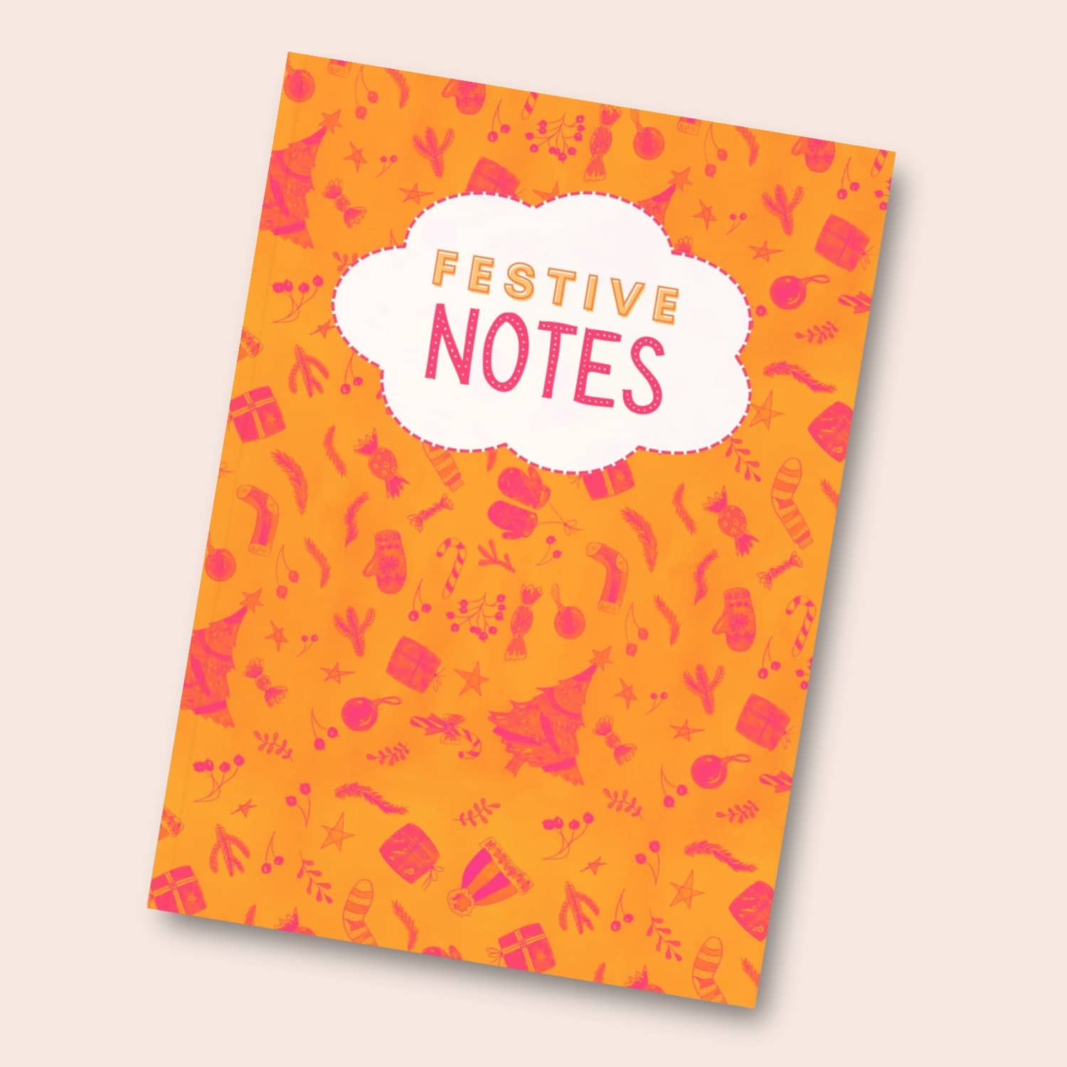 Festive notebook