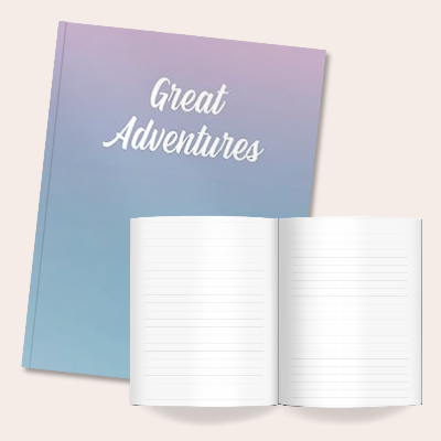 KDP Creator Great Adventures Notebook Purple