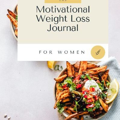 Monthly Motivational Weight Loss Journal for Women Bleed